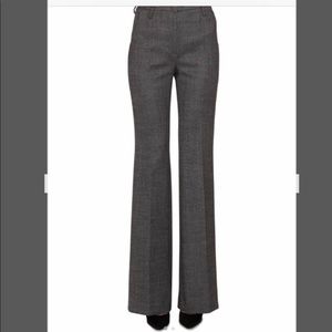 AKRIS Wool Tweed Boot-Cut Pants size 6